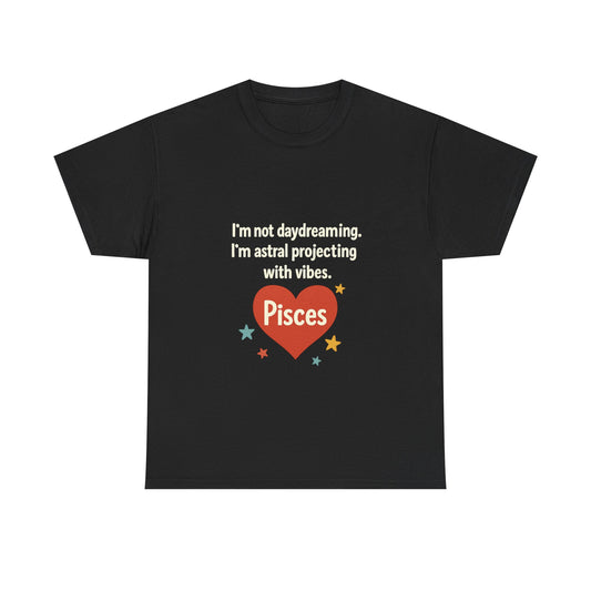 Pisces Astral Vibes Cotton Tee